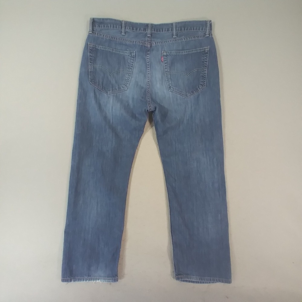 Levis 500 Series Jeans Mens 38x29 Blue Relaxed Fit Straight Denim - Picture 5 of 12
